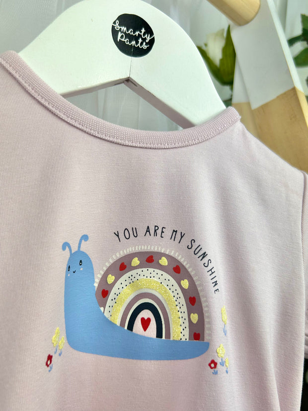 Name It Baby Girl Lilac 'You Are My Sunshine' T-shirt