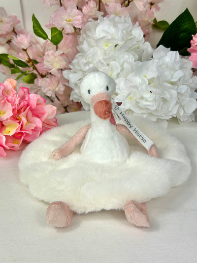 Swizzle Swan Soft Toy