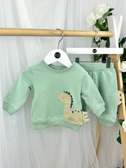 Name It Baby Boy Green Dinosaur Outfit Set (1M-18M)