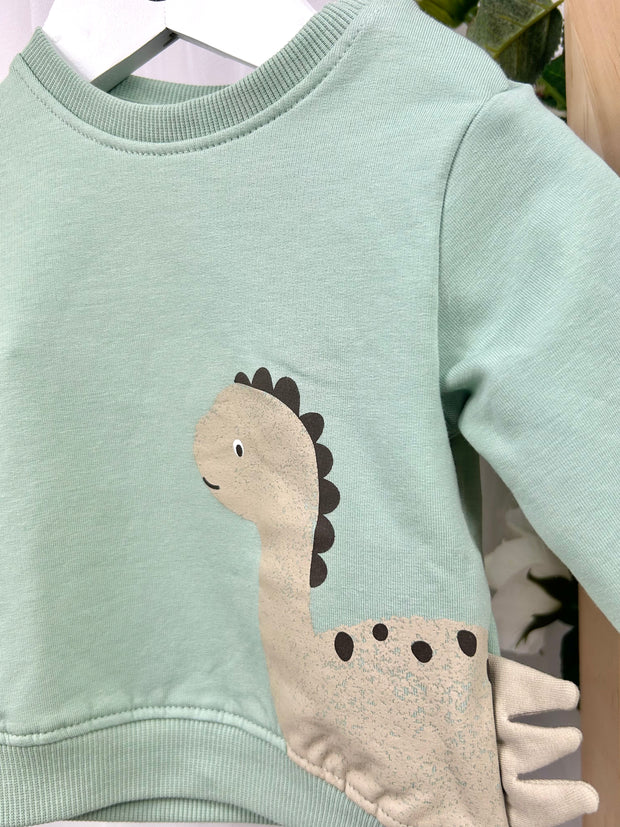 Name It Baby Boy Green Dinosaur Outfit Set (1M-18M)
