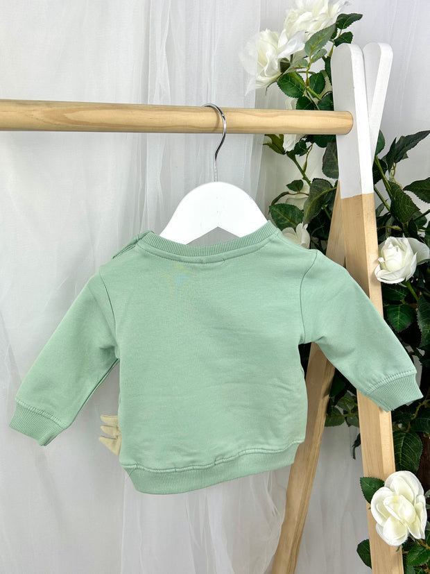 Name It Baby Boy Green Dinosaur Outfit Set (1M-18M)