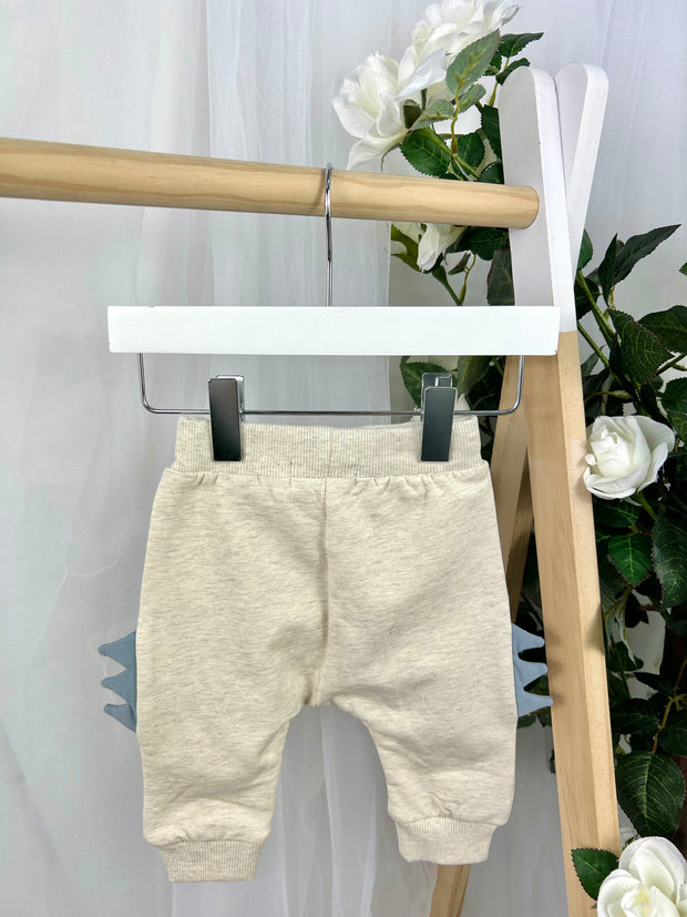 Name It Baby Boy Cream Dinosaur Outfit Set (1M-18M)