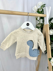 Name It Baby Boy Cream Dinosaur Outfit Set (1M-18M)