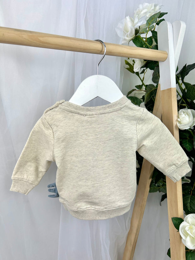 Name It Baby Boy Cream Dinosaur Outfit Set (1M-18M)