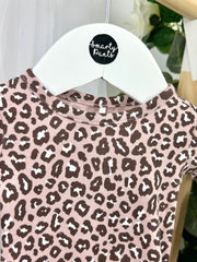 Name It Baby Girl Pink Animal Print Outfit Set (1M-18M)