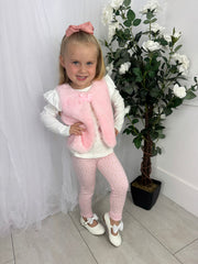 Girls 'Sparkle' Fairy 3 Piece Gilet Outfit Set (12M-5Y)