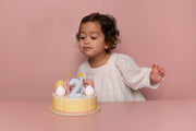 Little Dutch Wooden Birthday Cake - Pinks