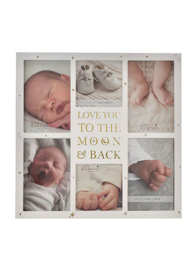 Moon & Back Multi Photo Frame