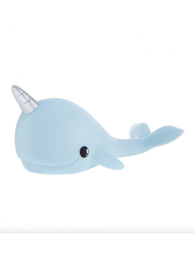 Moby the Narwhal Blue Nightlight