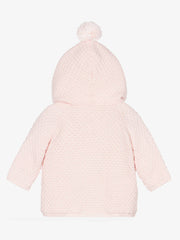 Knitted Pom Pom Hooded Jacket - 2 Colours