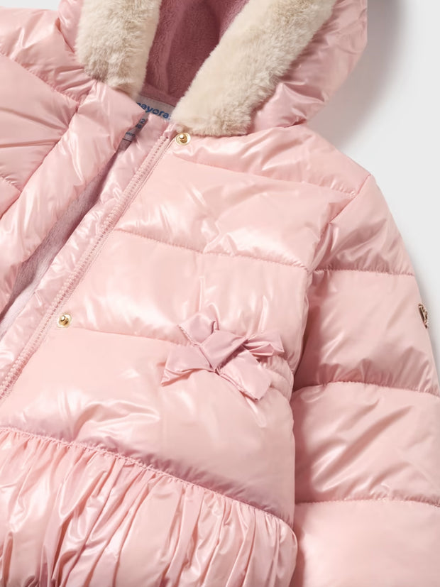 Mayoral Baby Girl Pink Hooded Jacket