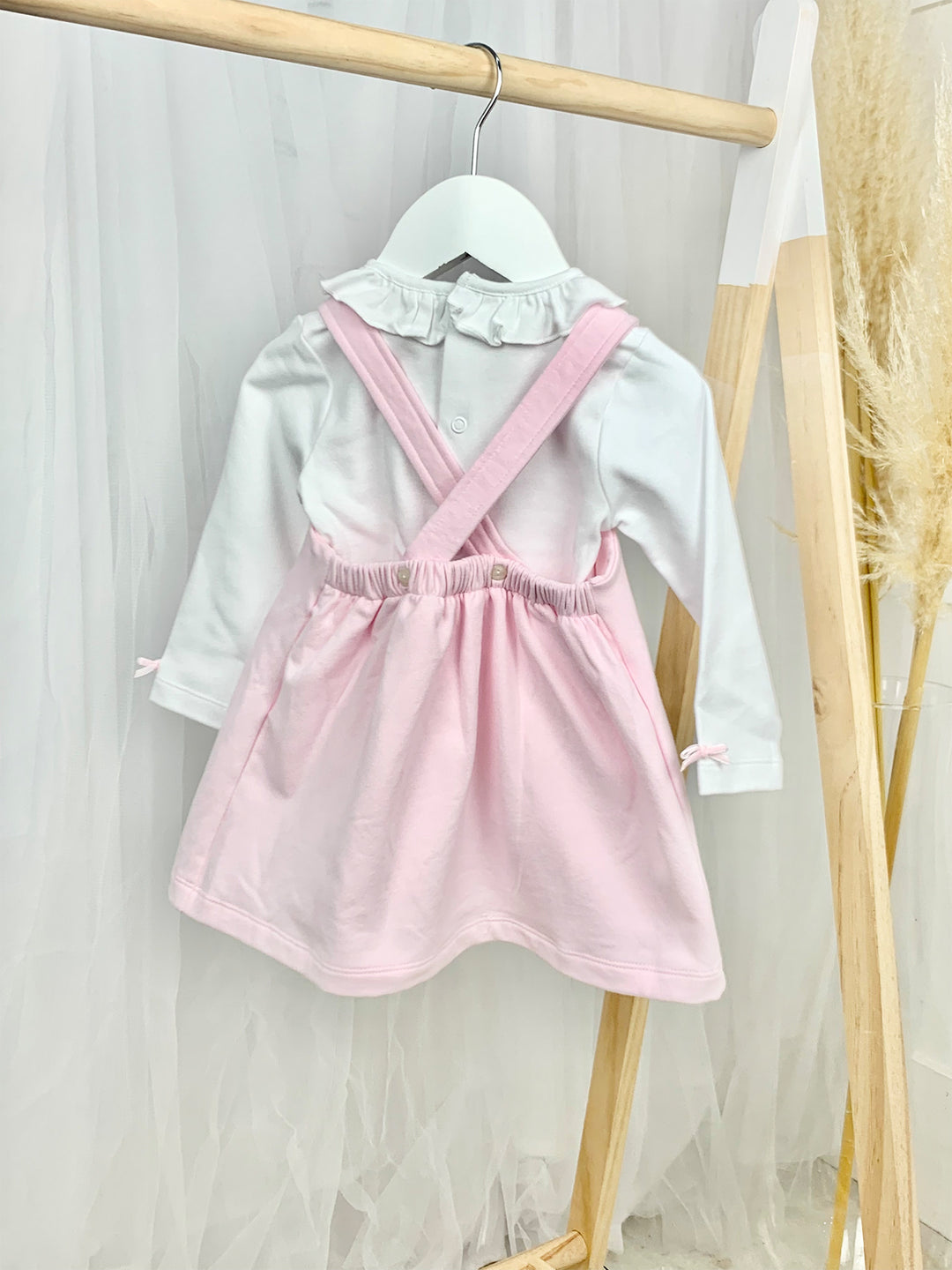 Pink pinafore hotsell