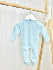 Blue Star Knitted Babygrow