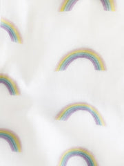 Rainbow Print Zippy Babygrow