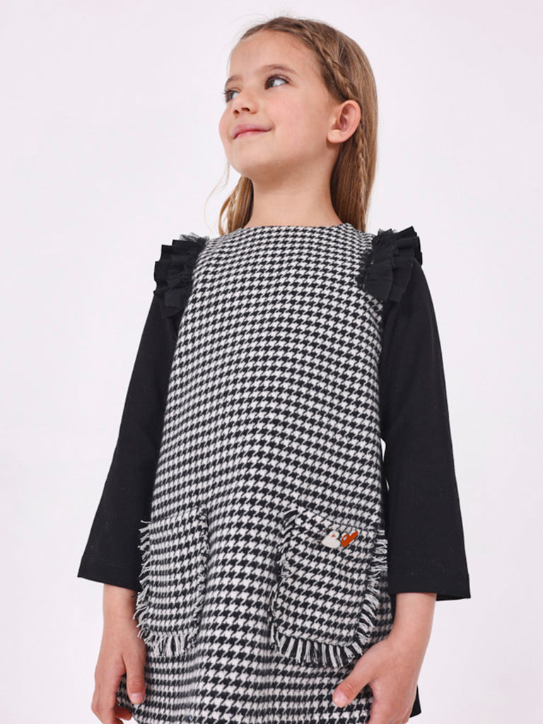 12+ Black Pinafore Dress