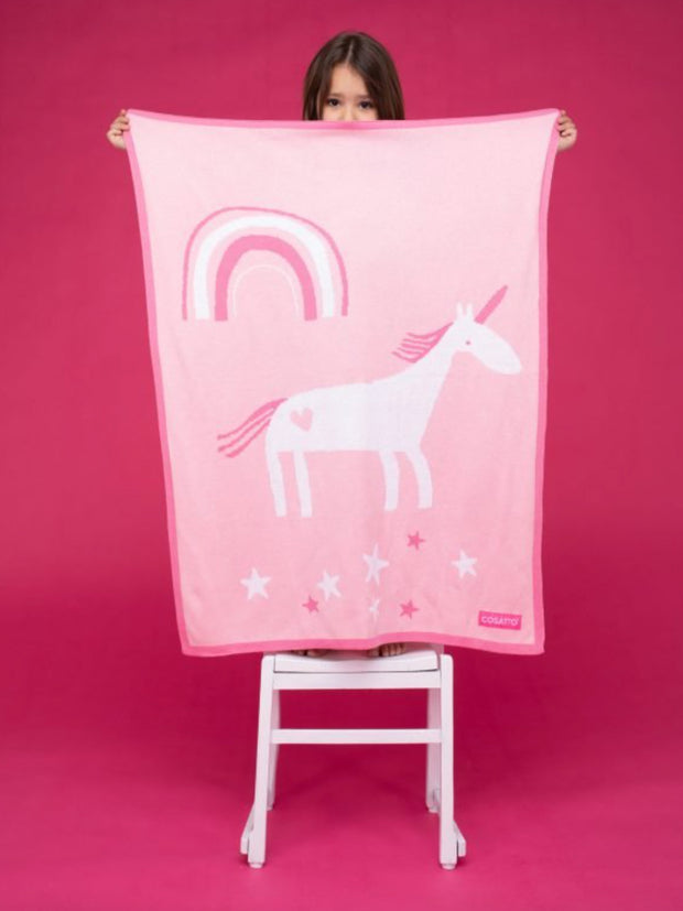 Cosatto Pink Unicorn Blanket