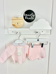 Knitted Bunny Short Set - 2 Colours