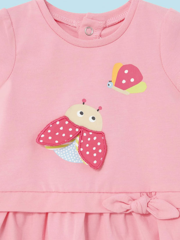 Mayoral Baby Girl Pink Ladybird Dress