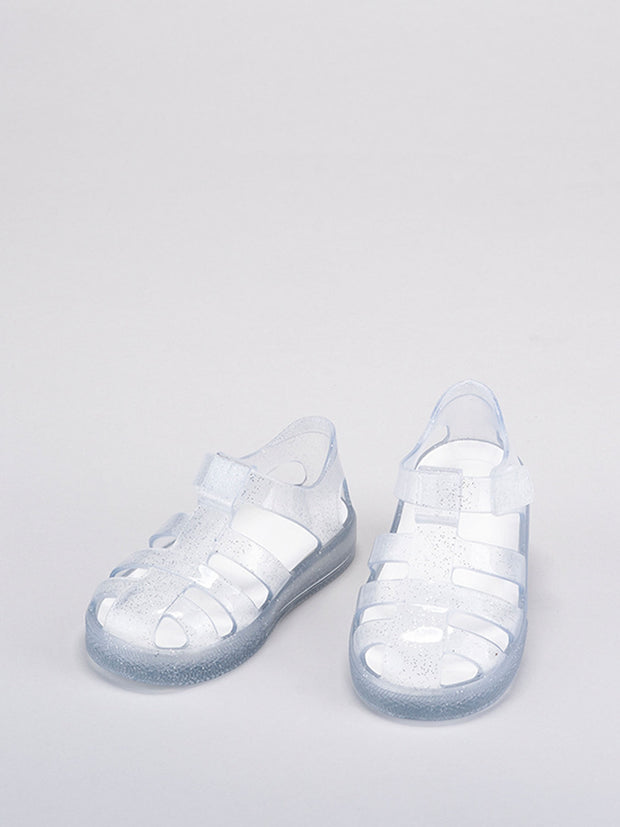 Igor Star Jelly Shoes - Transparent Glitter