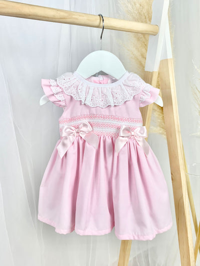 Pink Ellie Bow Dress