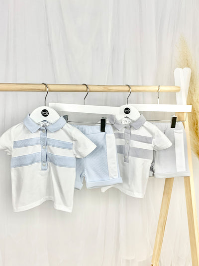 Pastels & Co Bramble Polo Shirt & Short Set - 2 Colours