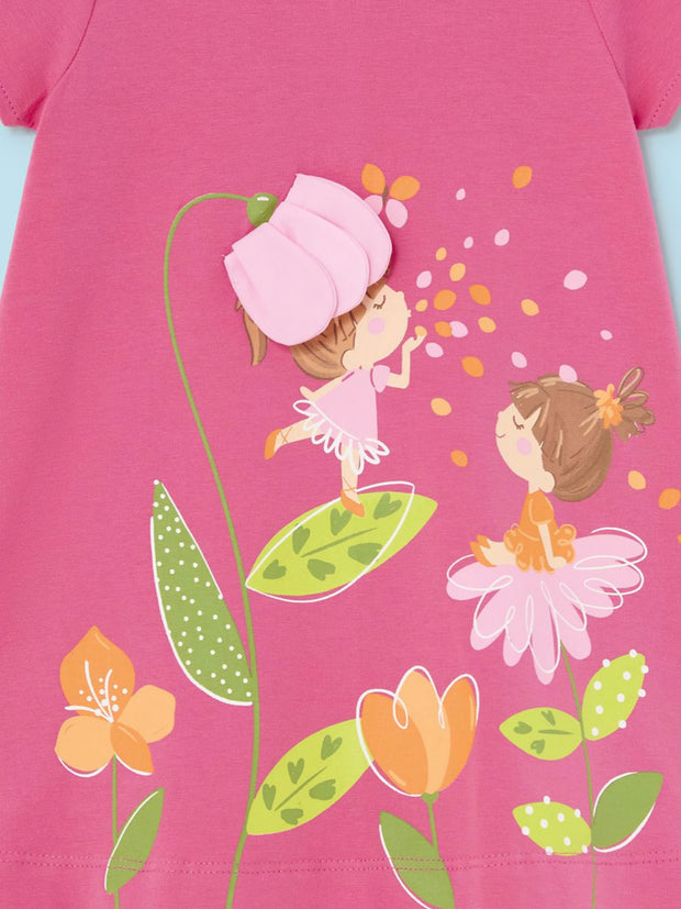 Mayoral Toddler Girl Pink Fairy Dress