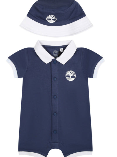 Timberland Baby Romper with Hat