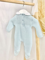 Knitted Teddy Babygrow - 2 Colours