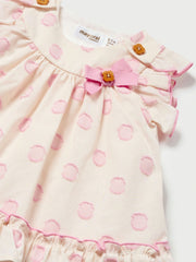 Mayoral Baby Girl Pink Spotty Dress