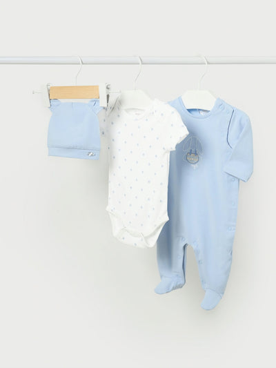 Mayoral Baby Boy Blue 3-Piece Outfit Set