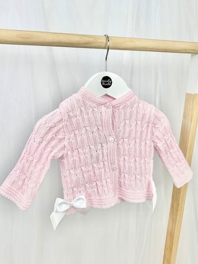 Aurora Pink Knitted Cardigan