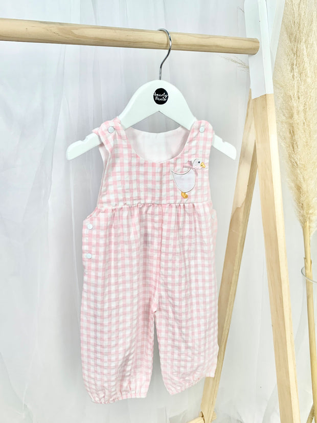 Gingham Goose Dungarees - 2 Colours