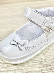 Pippa Shoe - White Patent