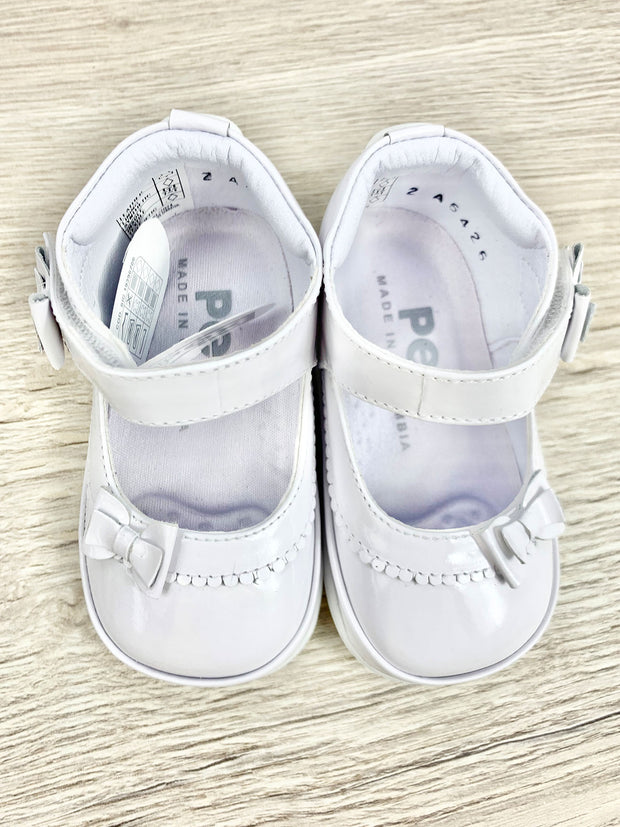 Pippa Shoe - White Patent