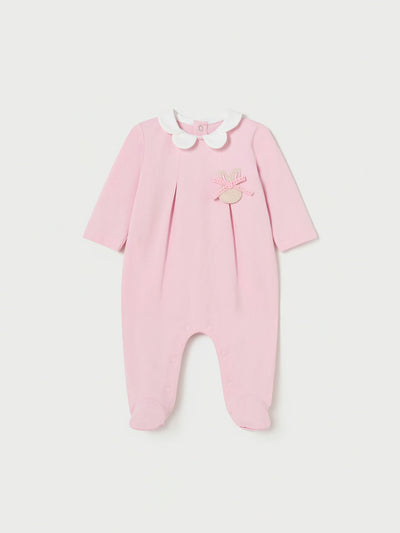 Mayoral Baby Girl Pink Bunny Babygrow