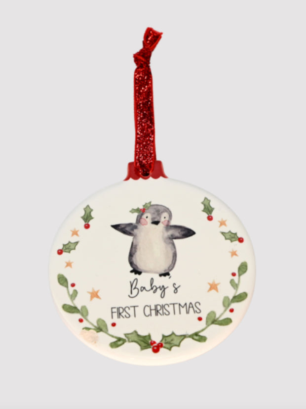 'Baby's First Christmas' Ornament