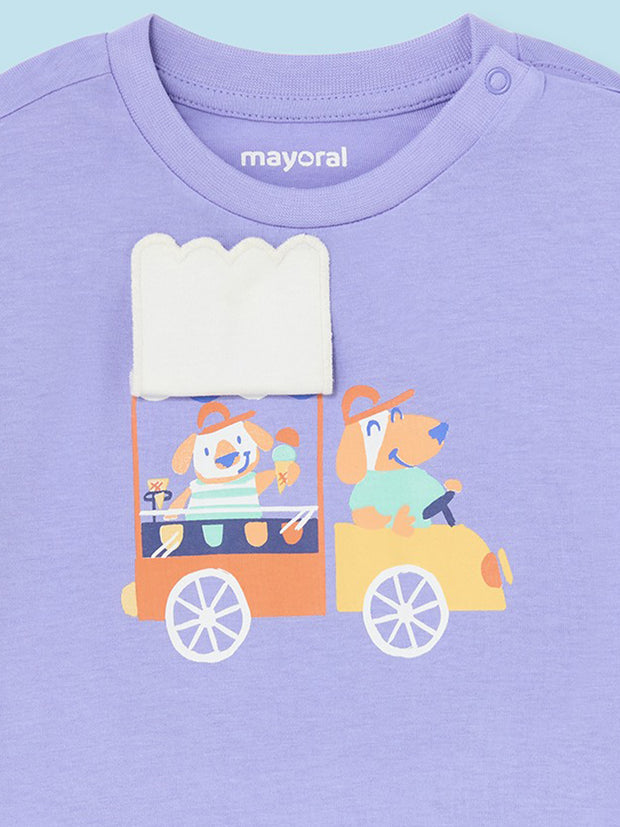 Mayoral Toddler Boy 'Happy Ice Cream' Top - 2 Colours