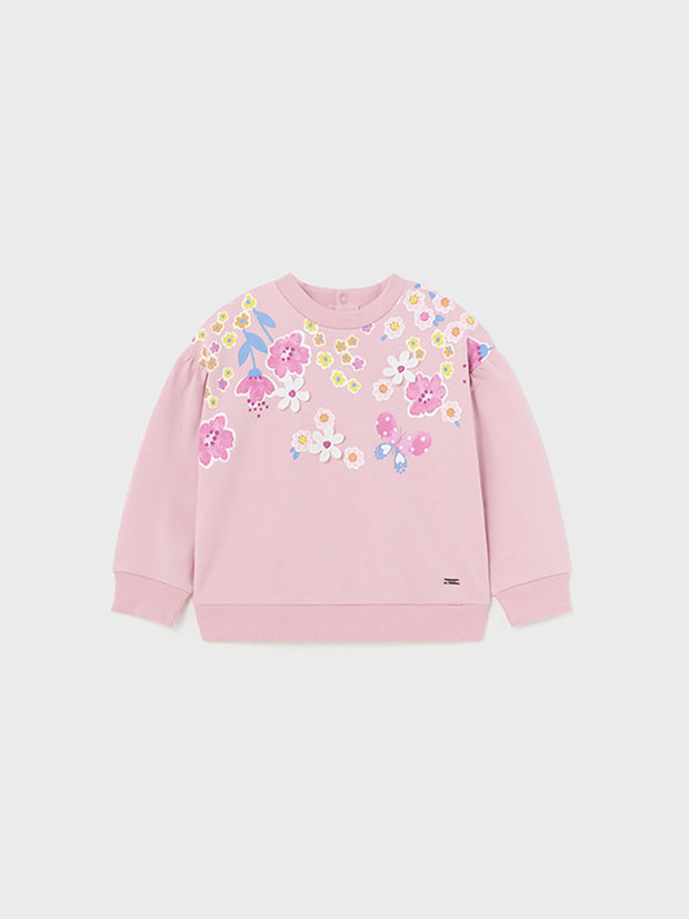 Mayoral Toddler Girl Floral Sweater
