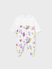 Mayoral Baby Girl Floral Babygrow