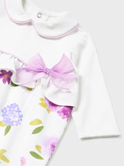 Mayoral Baby Girl Floral Babygrow