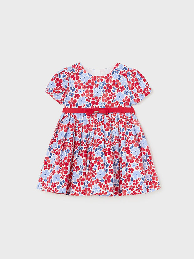 Mayoral Toddler Girl Red & Blue Dress