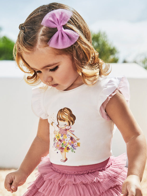 Mayoral Toddler Girl Flower Fairy Top