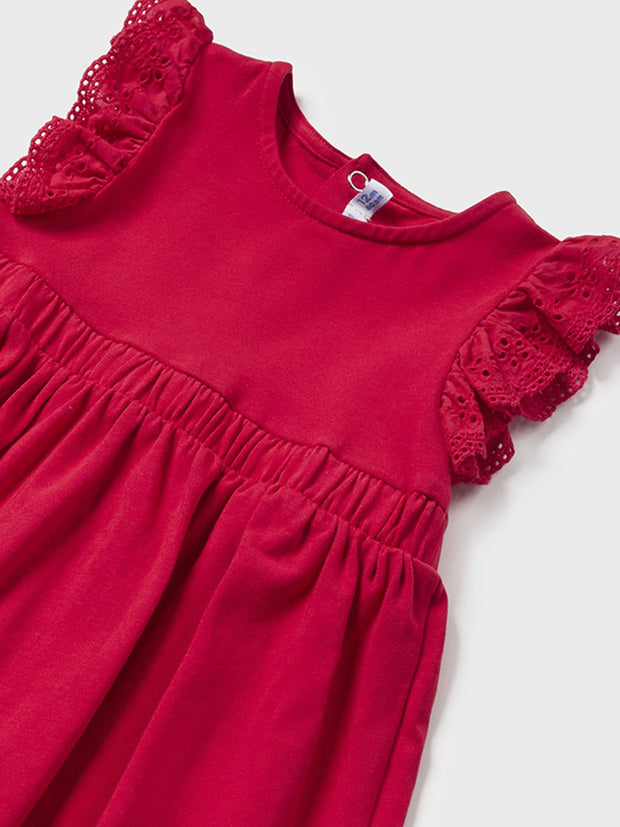 Mayoral Toddler Girl Red Dress With Handbag