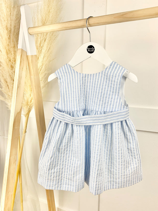 Toddler Girl Blue Stripe Dress