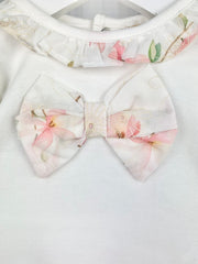 Baby Girl Ivory Floral Short Set