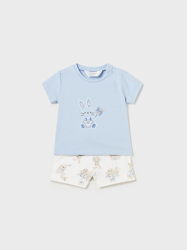 Mayoral Baby Boy Bunny Shorts Sets 2 Pack