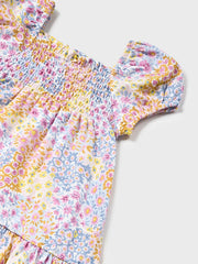 Mayoral Toddler Girl Floral Dress With Hairband