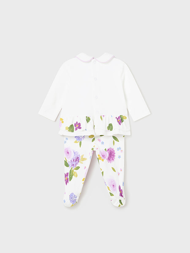 Mayoral Baby Girl Floral Outfit Set