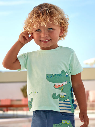 Mayoral Toddler Boy Crocodile Top - 2 Colours
