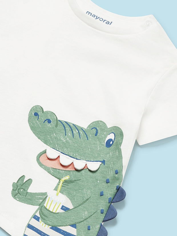 Mayoral Toddler Boy Crocodile Top - 2 Colours